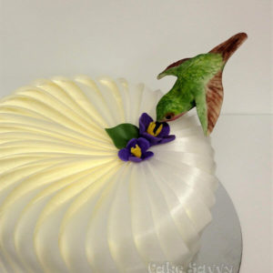 Cake Savvy Hummingbird and pleats